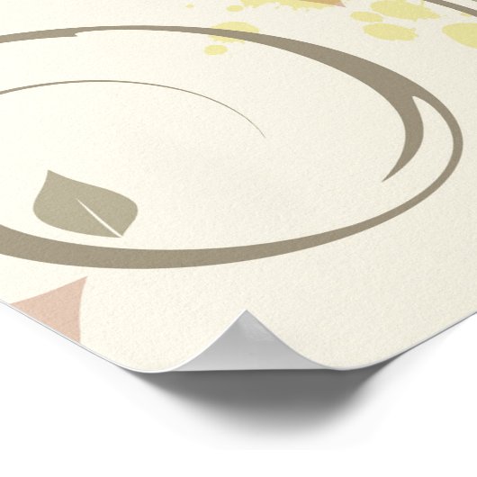 詩篇27:6わたしは歌を歌い、主にメロディーを作る ポスター (角)