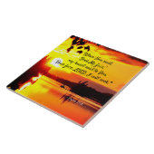 詩篇27:8あなたの顔主わたしは聖書を求める タイル (側面)