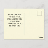 詩篇27:8あなたの顔主わたしは聖書を求める ポストカード (裏面)