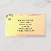 詩篇27:8あなたの顔主わたしは聖書を求める 名刺 (裏面)