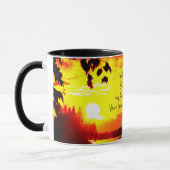 詩篇27:8 あなたの顔を求める 主よ 私はあなたの顔を求める 聖書 マグカップ (左)