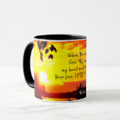 詩篇27:8 あなたの顔を求める 主よ 私はあなたの顔を求める 聖書 マグカップ (正面左)