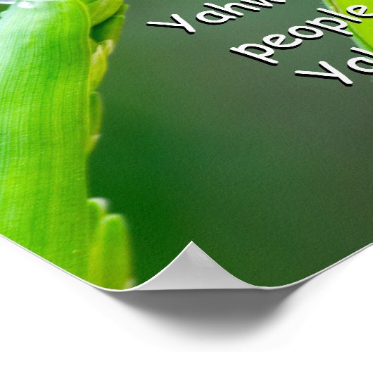 詩篇29:11 ポスター (角)