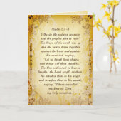 詩篇2 1-6なぜ国々は陰謀を企てるのか カード (黄色い花)