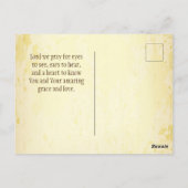 詩篇2 1-6なぜ国々は陰謀を企てるのか ポストカード (裏面)