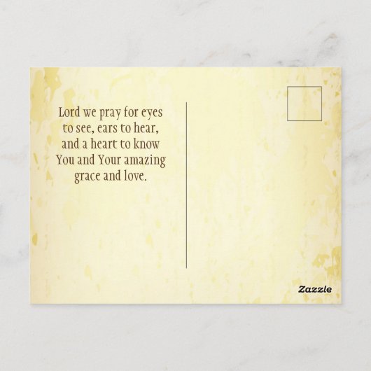 詩篇2 1-6節　なぜ、諸国は謀り、 ポストカード (裏面)