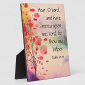 詩篇30時10分粥腫 フォトプラーク (側面)