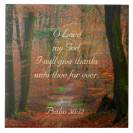 詩篇30番与え秋の道を行く者よ感謝していよ タイル
