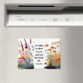 詩篇30:2主よ主よ私にキリスト教の聖書を癒してくれた マグネット (インサイチュ (食洗機))