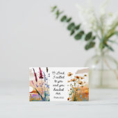 詩篇30:2主よ主よ私にキリスト教の聖書を癒してくれた 名刺 (スタンド正面)