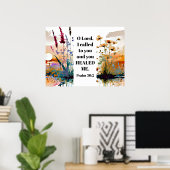 詩篇30 2主よ私はあなたに泣き叫び、あなたは私を癒してくれた ポスター (ホームオフィス)