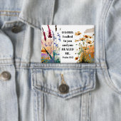 詩篇30:2主よ私を癒してくれたキリスト教の聖書 缶バッジ (インサイチュ)