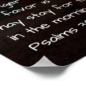 詩篇30:4-5 ポスター (角)