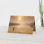 詩篇30:5朝の来聖書節の喜び カード (裏面)