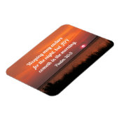 詩篇30:5泣く夜のために耐えることができる マグネット (左側)