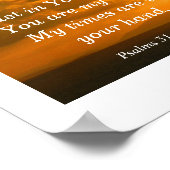 詩篇31:14-15 ポスター (角)