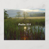 詩篇32章8節 私があなたを教える ポストカード (裏面)