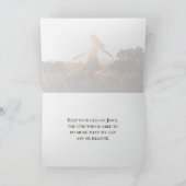 詩篇32:7あなた方は私の隠れ場所である聖書の聖句 カード (内部)