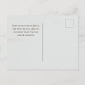 詩篇32:7あなた方は私の隠れ場所である聖書の聖句 ポストカード (裏面)