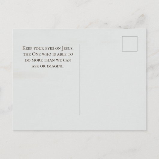 詩篇32:7あなた方は私の隠れ場所である聖書の聖句 ポストカード (裏面)