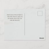 詩篇32:7あなた方は私の隠れ場所である聖書の聖句 ポストカード (裏面)