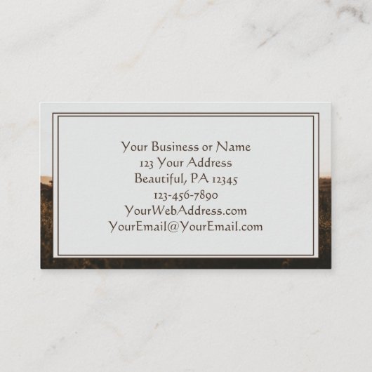 詩篇32:7あなた方は私の隠れ場所である聖書の聖句 名刺 (裏面)