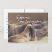 詩篇32:7 – あなたは私の隠れ場所である ポストカード (正面/裏面)