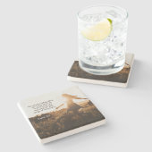 詩篇32:7 あなたは私の隠れ場所 聖書の言葉 ストーンコースター (横)