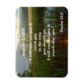 詩篇32:8わたしがあなた教えに告げる マグネット (縦)