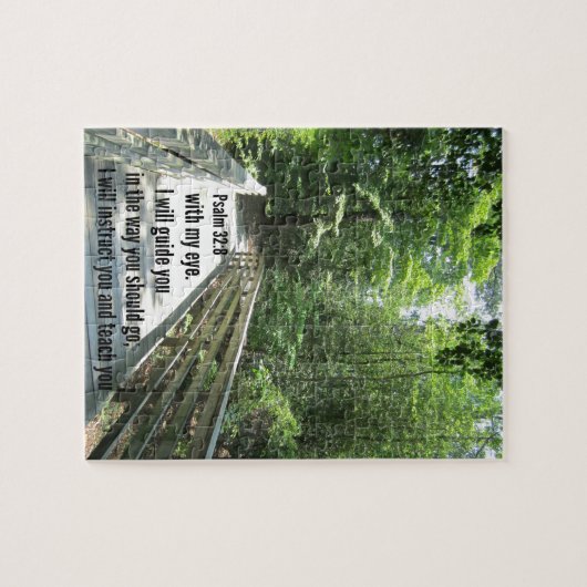 詩篇32:8わたしはあなたとあなた教えに指示する… ジグソーパズル (横)