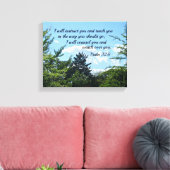 詩篇32:8わたしはあなたとあなた教えに教える キャンバスプリント (インサイチュ (リビング))