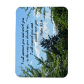 詩篇32:8わたしはあなたとあなた教えに教える マグネット (縦)