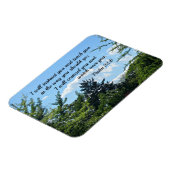 詩篇32:8わたしはあなたとあなた教えに教える マグネット (左側)