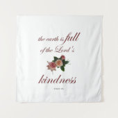 詩篇33世は主の親切に満ちている タペストリー (正面)