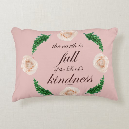 詩篇33人の親切 アクセントクッション (正面)