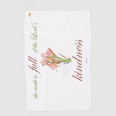 詩篇33人の親切 ゴルフタオル (正面)