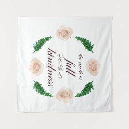 詩篇33人の親切 タペストリー