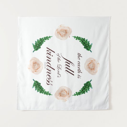 詩篇33人の親切 タペストリー (正面(横))