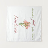 詩篇33人の親切 タペストリー (正面(横))