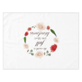 詩篇33人の親切 テーブルクロス (正面(横))