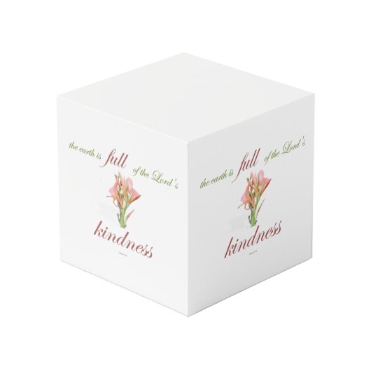 詩篇33人の親切 フォトキューブ (正面アングル)