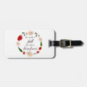 詩篇33人の親切 ラゲッジタグ (正面横)