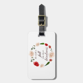 詩篇33人の親切 ラゲッジタグ