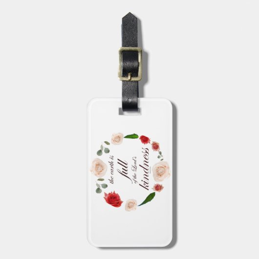 詩篇33人の親切 ラゲッジタグ (正面縦)