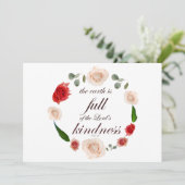 詩篇33全ての優しさ 招待状 (スタンド正面)