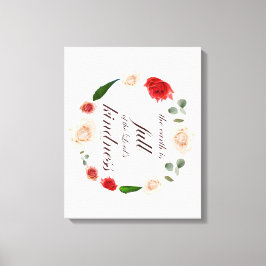 詩篇33, 完全な慈しみ, ボタニック キャンバスプリント