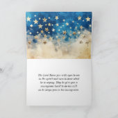 詩篇33:12節 アメリカ合衆国の国旗 聖書 カード (内部)