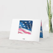 詩篇33:12 アメリカ国旗 カード (裏面)