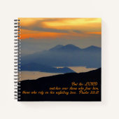 詩篇33:18 感動的 ノートブック (正面)