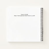 詩篇33:18 感動的 ノートブック (裏面)